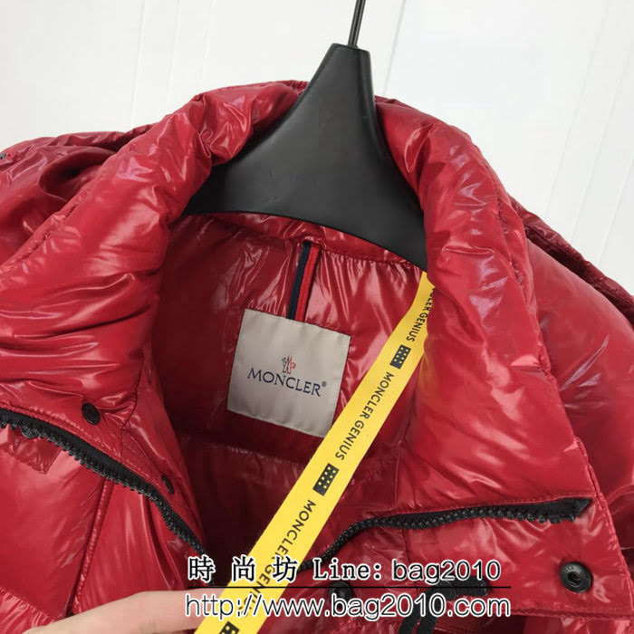 MONCLER蒙口X Fragment聯名款 連帽魔術貼LOGO 男款羽絨服 ydi2209